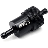 Filtre à carburant en ligne universel APE RACING en aluminium usiné, finition bronze fritté 1/4", pour motos, quads, motos tout-terrain ou petits moteurs