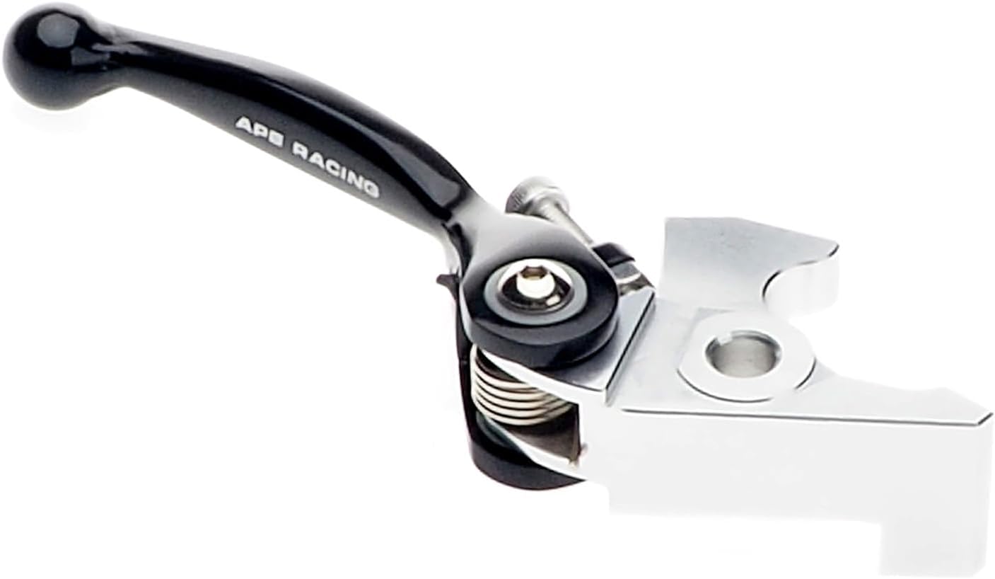 APE RACING Brake Lever for Yamaha Raptor 700 and YFZ 450 ATV 2007 to 2023 Forged Aluminum Adjustable Reach Black