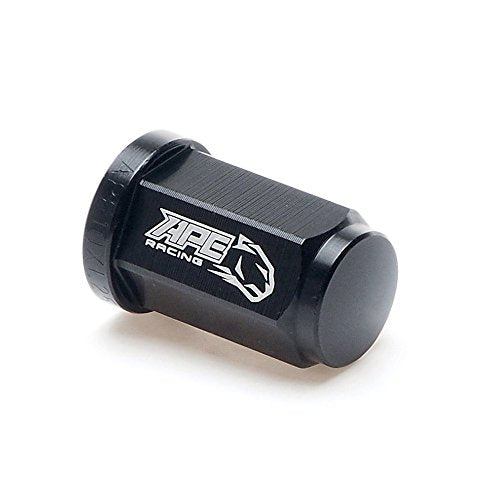 7075-T6 Aluminum Lug Nuts M10x1.25mm 17mm Hex Head Flat Base (Pack of 16) For ATV Quads