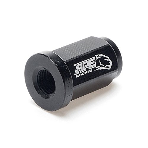 7075-T6 Aluminum Lug Nuts M10x1.25mm 17mm Hex Head Flat Base (Pack of 16) For ATV Quads