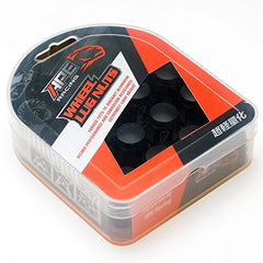 7075-T6 Aluminum Lug Nuts M10x1.25mm 17mm Hex Head Flat Base (Pack of 16) For ATV Quads