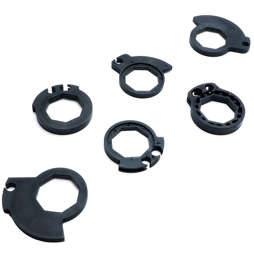 Poignées de guidon antidérapantes à verrouillage par rotation APE RACING pour moto tout-terrain et motocross (Orange) 