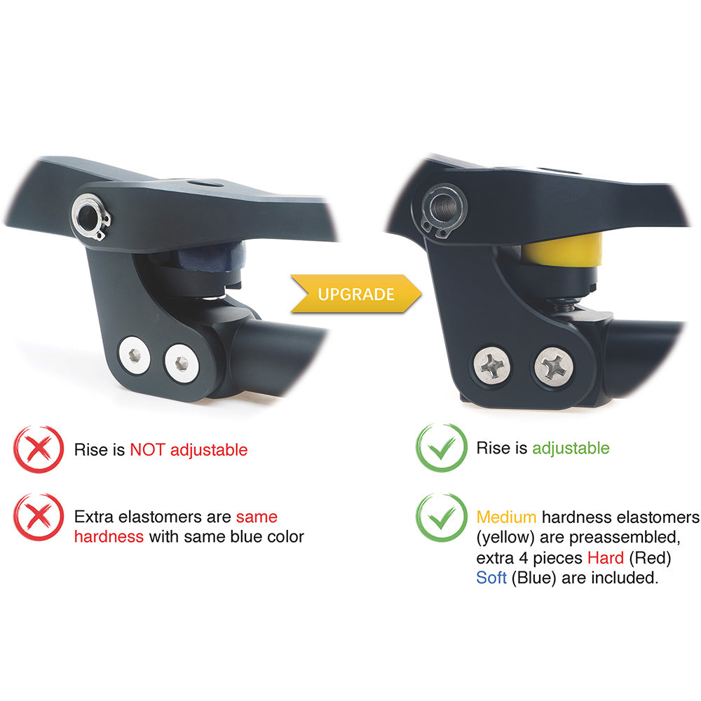 Manillar flexible APE RACING de gran tamaño de 1-1/8" plateado para enduro, motocross, MX, ATV y quad.